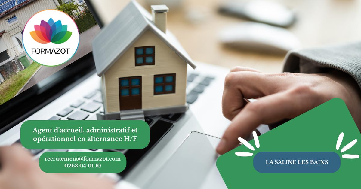 Agent d'accueil, administratif et opérationnel en alternance H/F - (La Saline les bains)