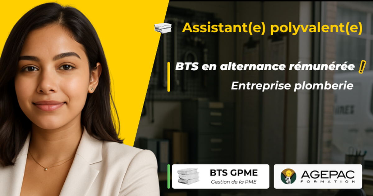 Assistant(e) Administratif(ve) et Polyvalent(e) Société de Plomberie  – Société de Plomberie - BTS GPME en Alternance | REF00213