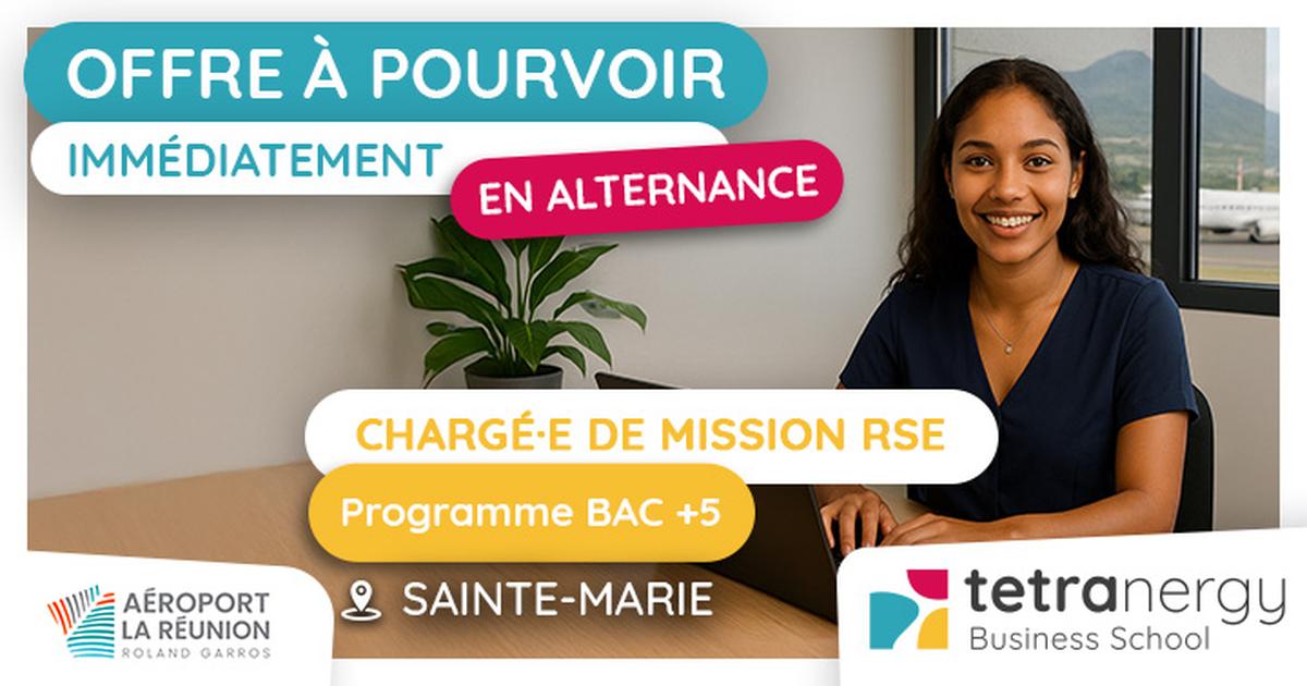 CHARGÉ·E DE MISSION RSE (Sainte-Marie)