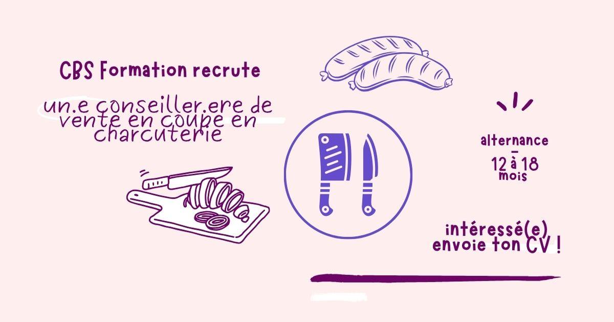 Employé polyvalent en charcuterie H/F en Grande distribution en apprentissage I Trois Bassins I CBS Formation