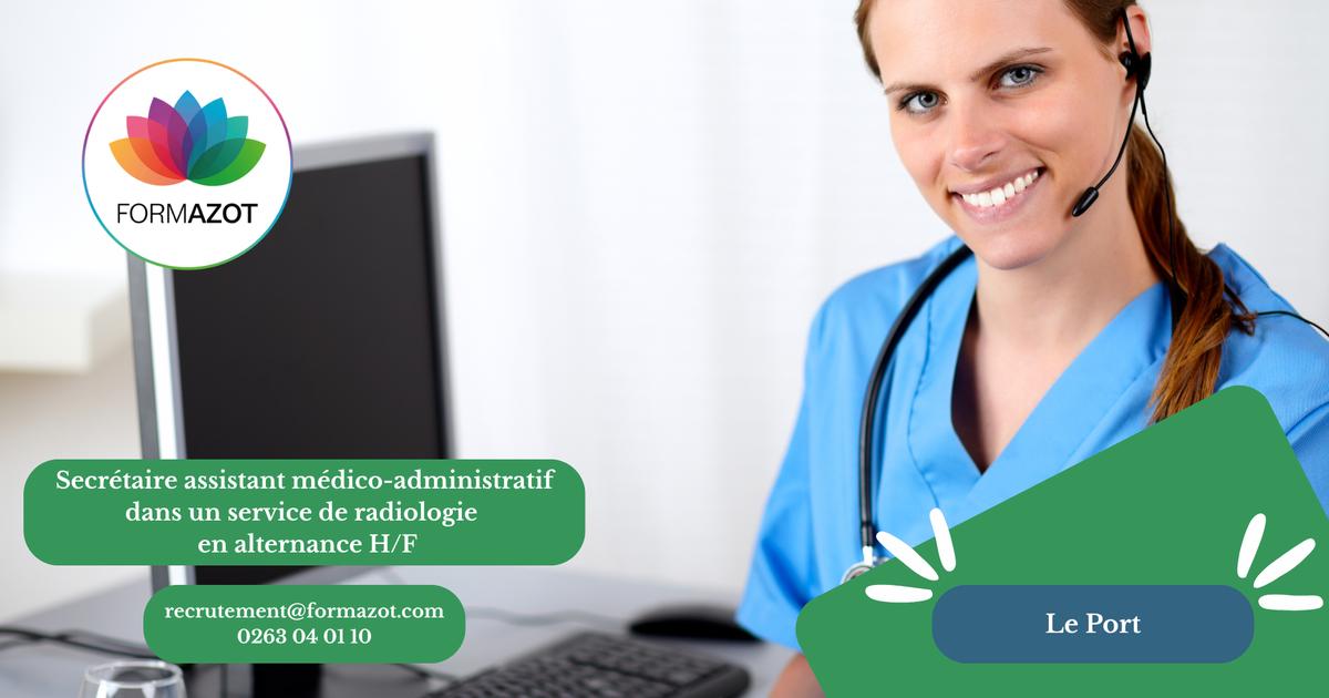 Secrétaire médicale au sein d'un service de radiologie en alternance H/F - Le Port