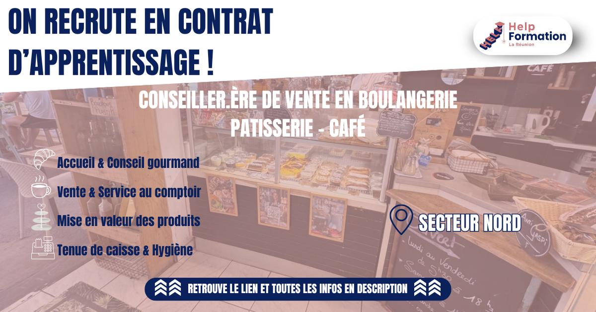 Conseiller de vente H/F en boulangerie pâtisserie café (contrat d'apprentissage) (12/08/2026)