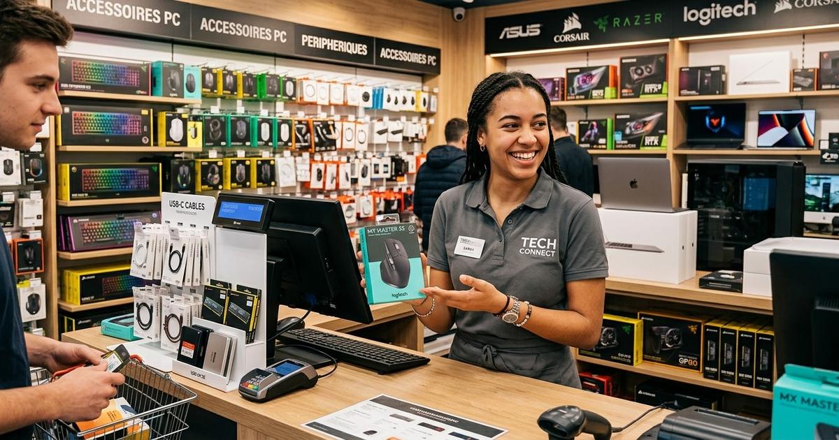 Vendeur en accessoire informatique H/F