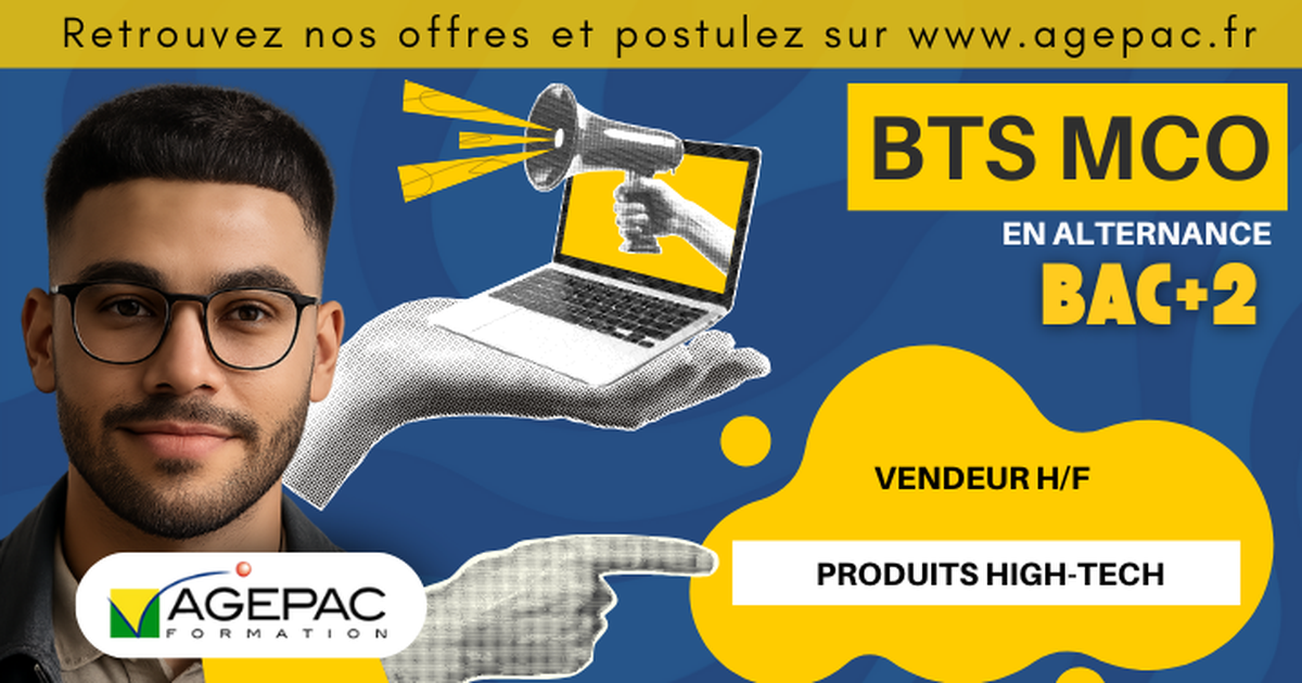 Chargé(e) de Clientèle Produits High-Tech BTS MCO EN ALTERNANCE – Produits high-tech | REF8305