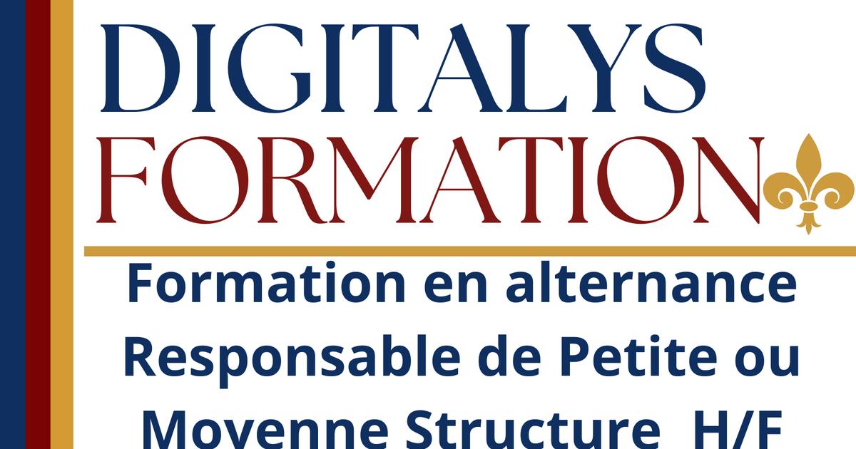 FORMATION RESPONSABLE  DE PETITE OU MOYENNE STRUCTURE H/F  TP RPMS NIV5