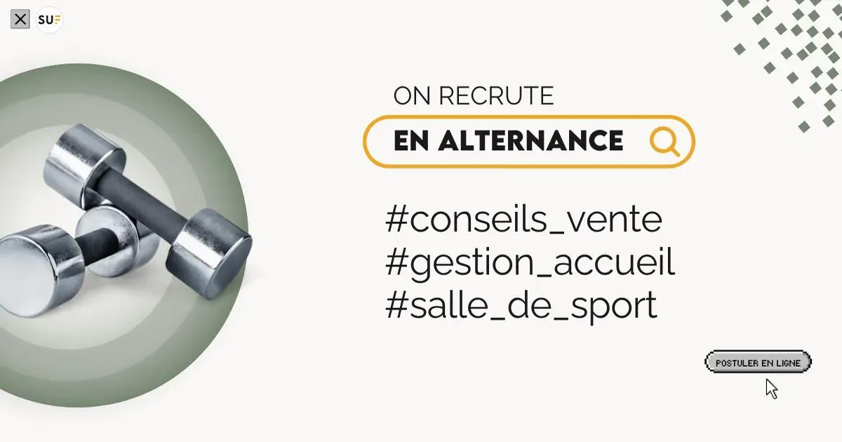 Commercial en alternance dans une salle de sport (H/F) / ORLEANS / ALTERNANCE