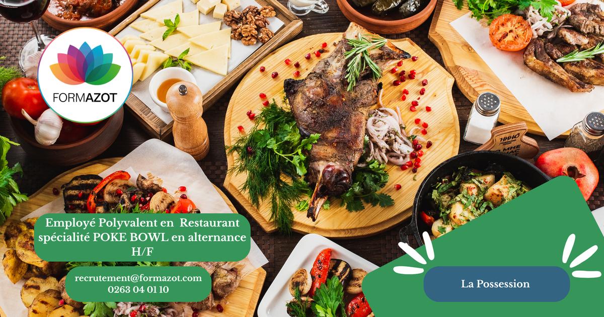Employé polyvalent en restauration- Spécialité Poke Bowl en alternance H/F - La Possession