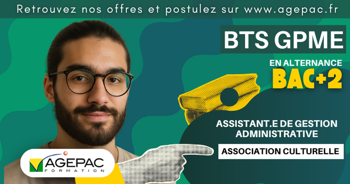 Assistant.e de gestion administrative (H/F) - BTS GPME en Alternance dans une Association culturelle | REF0018