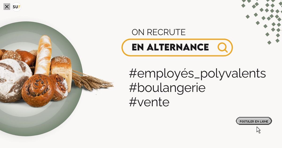 Vendeur/vendeuse en boulangerie / OLIVET/ Alternance