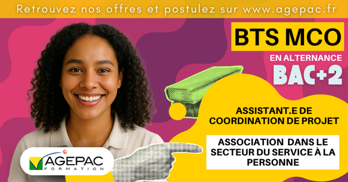 Assistant.e de coordination de projet associatif (Service à la personne) (H/F) - BTS GPME en Alternance | REF0014