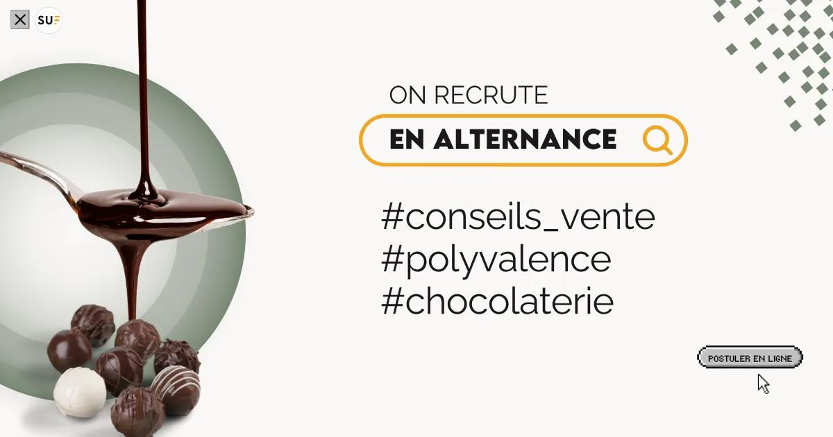 Vendeur en chocolaterie H/F / Orléans / Alternance