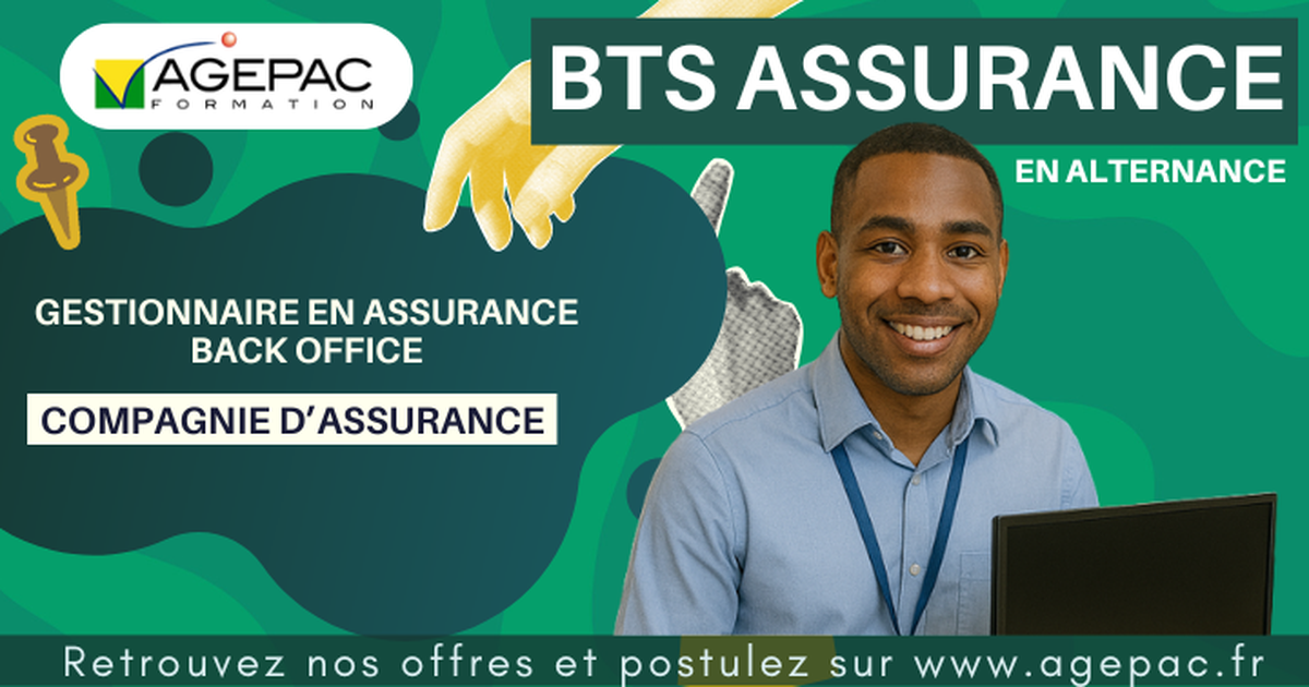 GESTIONNAIRE BACK OFFICE EN ASSURANCE EN ALTERNANCE (H/F) – SECTEUR ASSURANCE | REF1007