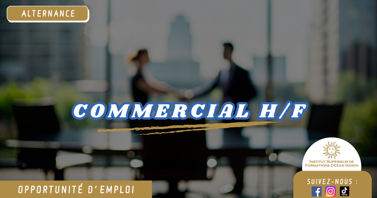 [ISFOI] Commercial H/F (SUD)
