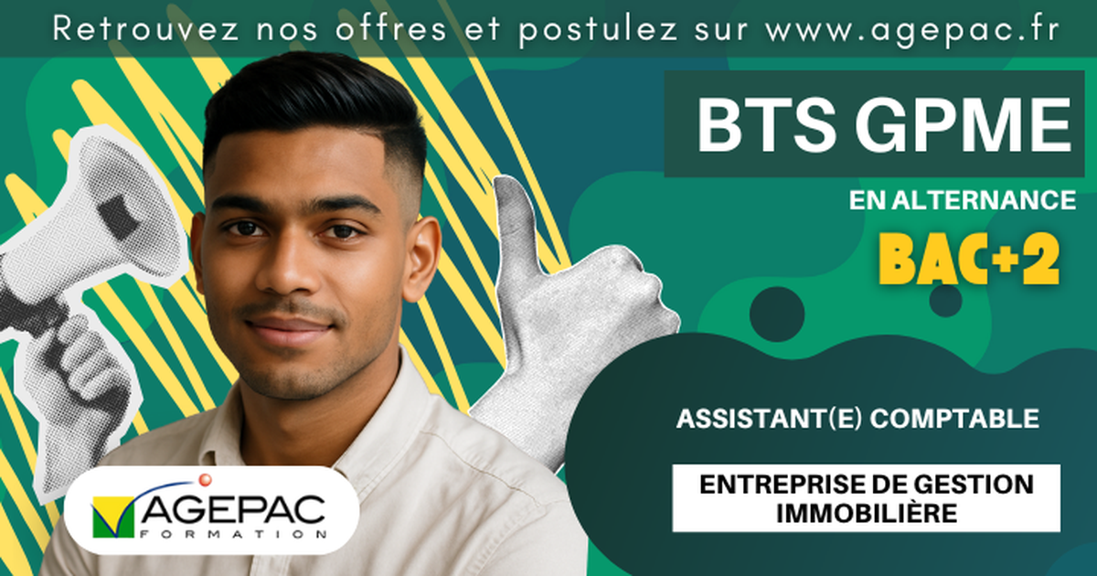 Assistant(e) Comptable (H/F) - BTS GPME en Alternance au sein d'une Entreprise de Gestion Immobilière | REF630