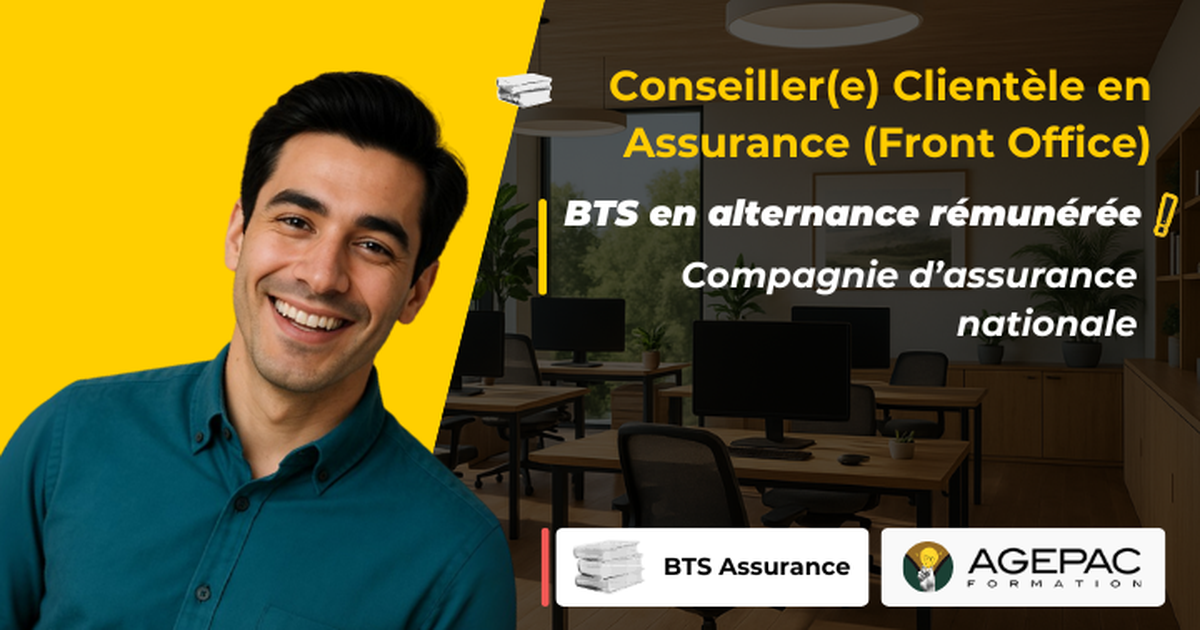 Conseiller(ère) Clientèle en Assurance (H/F) en Alternance au sein d'une Société de Courtage | REF00402