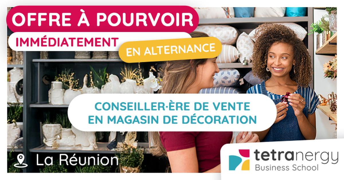 CONSEILLER·ÈRE DE VENTE EN AMEUBLEMENT & DÉCORATION (Saint-Pierre)