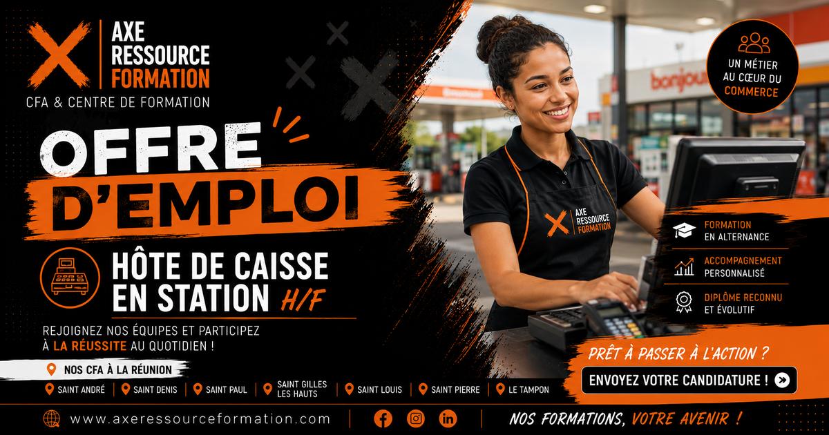 Hôte de caisse en station-service H/F