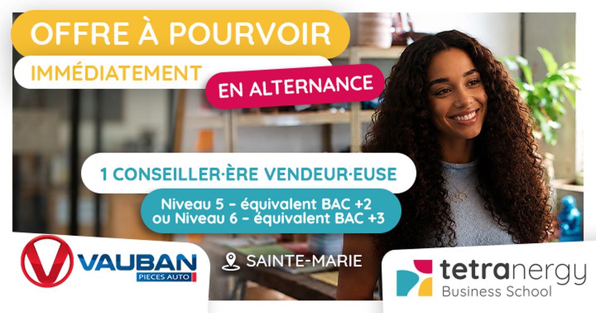 CONSEILLER·ÈRE DE VENTE EN PIÈCES AUTO (Sainte-Marie)