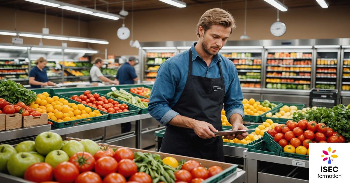 Un(e) vendeur-se en épicerie de fruits et légumes