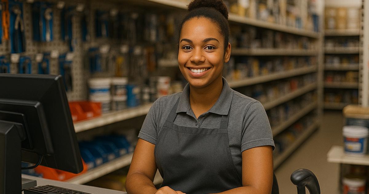 Hôte de caisse en quincaillerie / Saint-André (H/F)