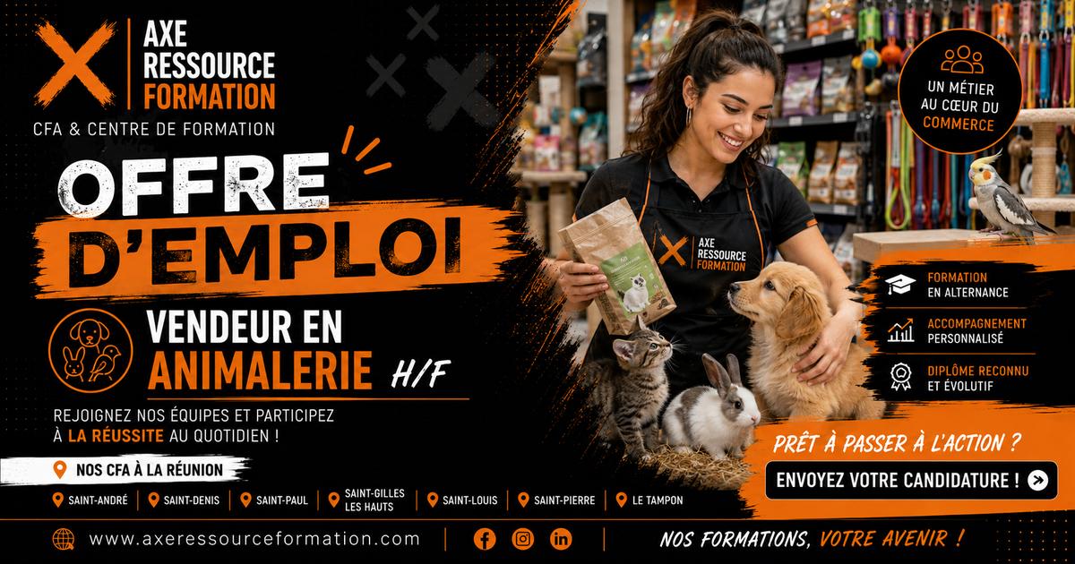 Vendeur en animalerie H/F