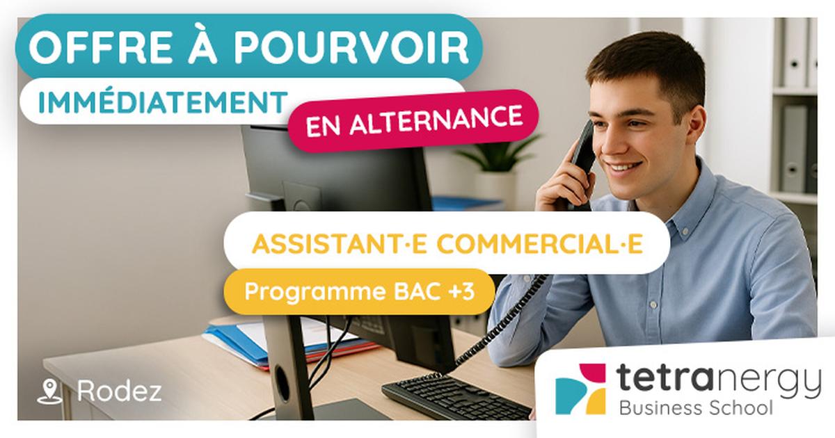 ASSISTANT·E COMMERCIAL·E (Rodez)