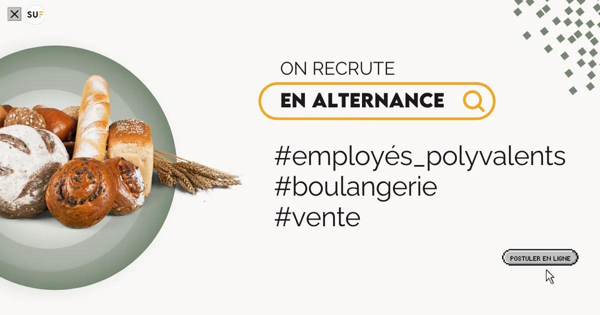 Vendeur dans une boulangerie H/F / Orléans / Alternance