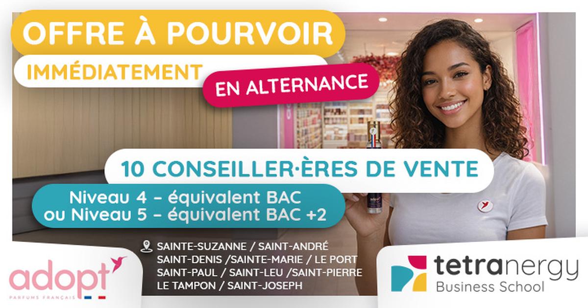 10 CONSEILLER·ÈRES DE VENTE EN PARFUMERIE (Toute l'île)