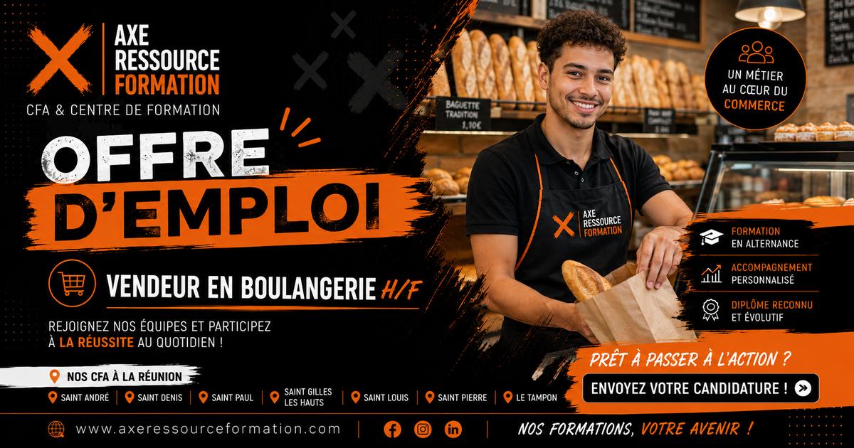 Vendeur en boulangerie H/F