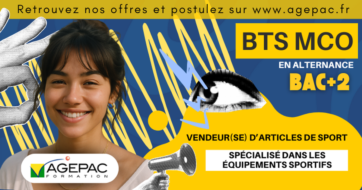 Vendeur(se) d'articles de sport (H/F) - BTS MCO en alternance au sein d'un magasin spécialisé dans les équipements sportifs | REF100