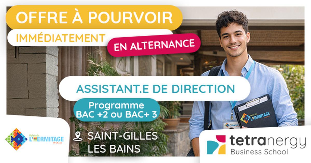 ASSISTANT·E DE DIRECTION (Saint-Gilles-les-Bains)