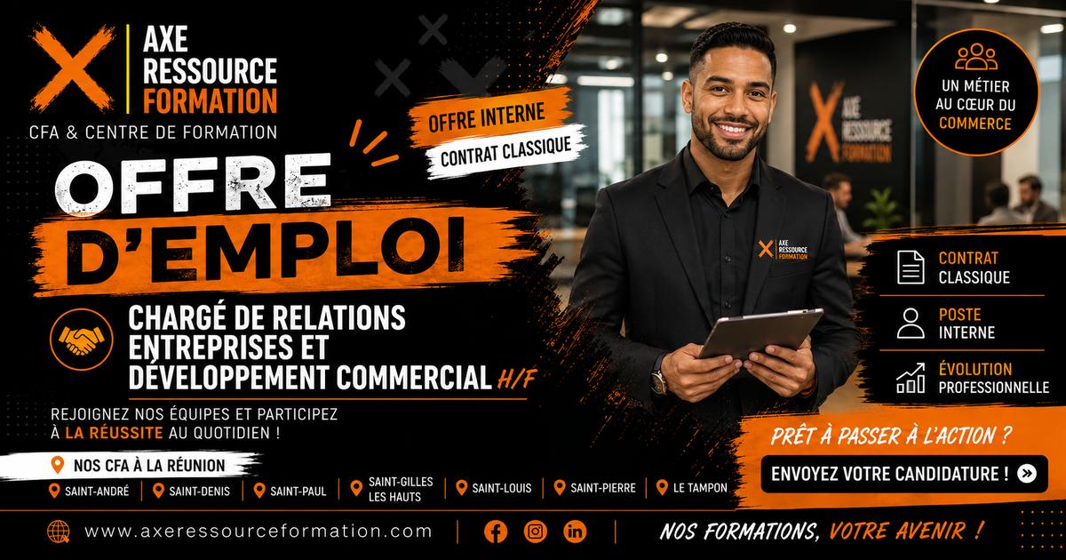 Chargé de relations entreprises et développement commercial H/F