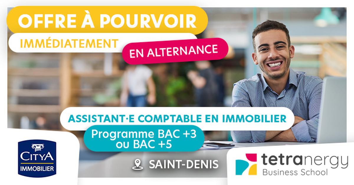 ASSISTANT·E COMPTABLE EN IMMOBILIER (Saint-Denis)