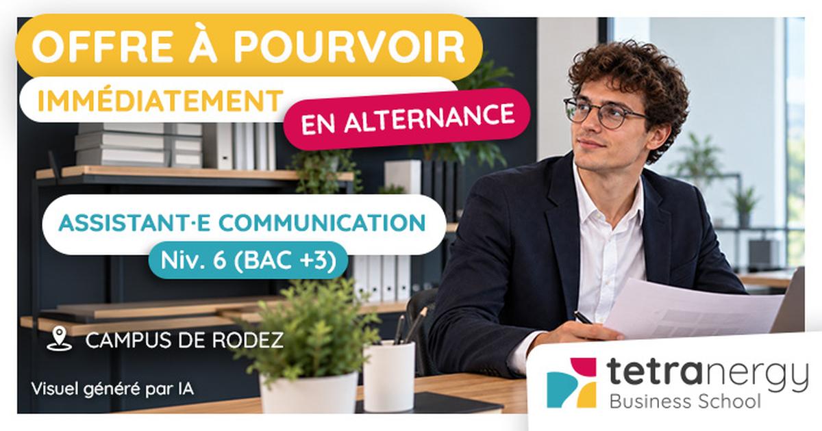 ASSISTANT·E COMMUNICATION (Rodez)