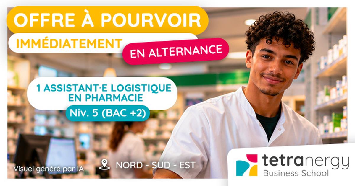 ASSISTANT·E LOGISTIQUE EN PHARMACIE (La Réunion)