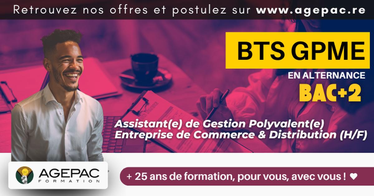 Assistant(e) de Gestion Polyvalent(e) dans une entreprise de commerce & distribution - BTS GPME en alternance