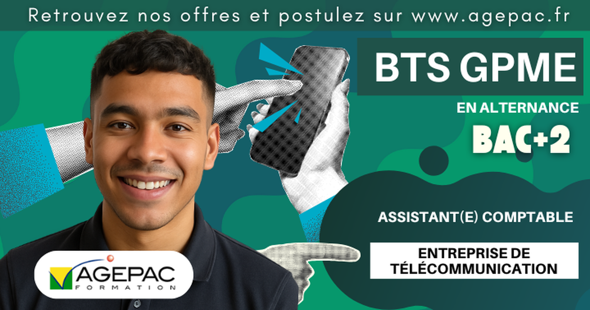 ASSISTANT(E) COMPTABLE (H/F) - BTS GPME EN ALTERNANCE - ENTREPRISE DE TÉLÉCOMMUNICATION | REF976