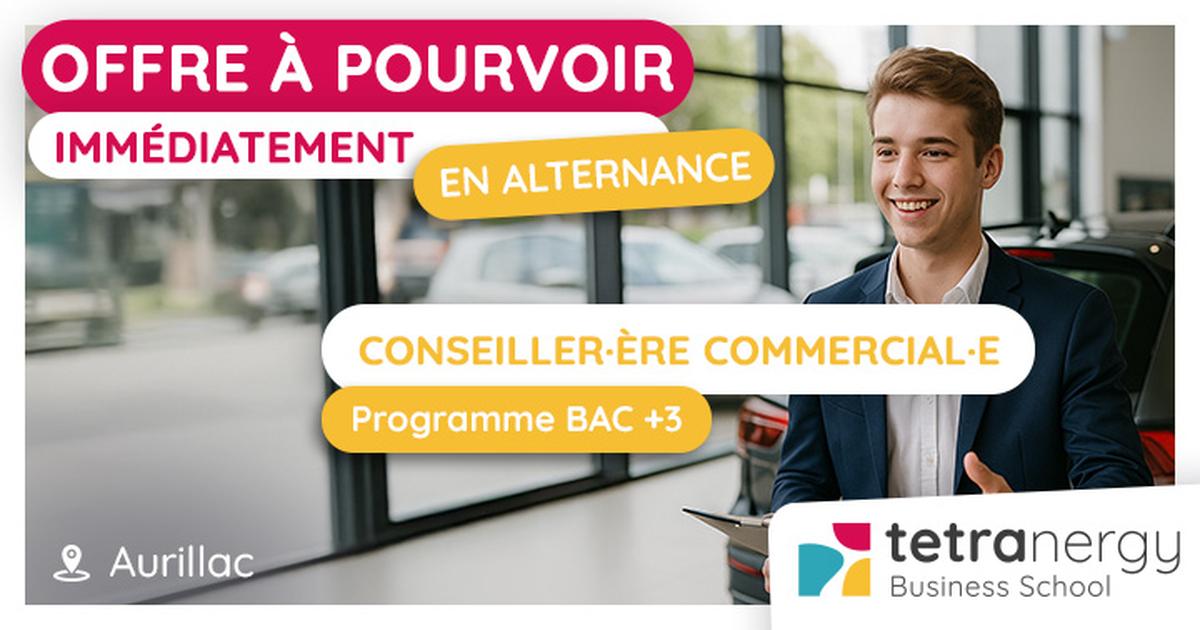 CONSEILLER·ÈRE COMMERCIAL·E (Aurillac)
