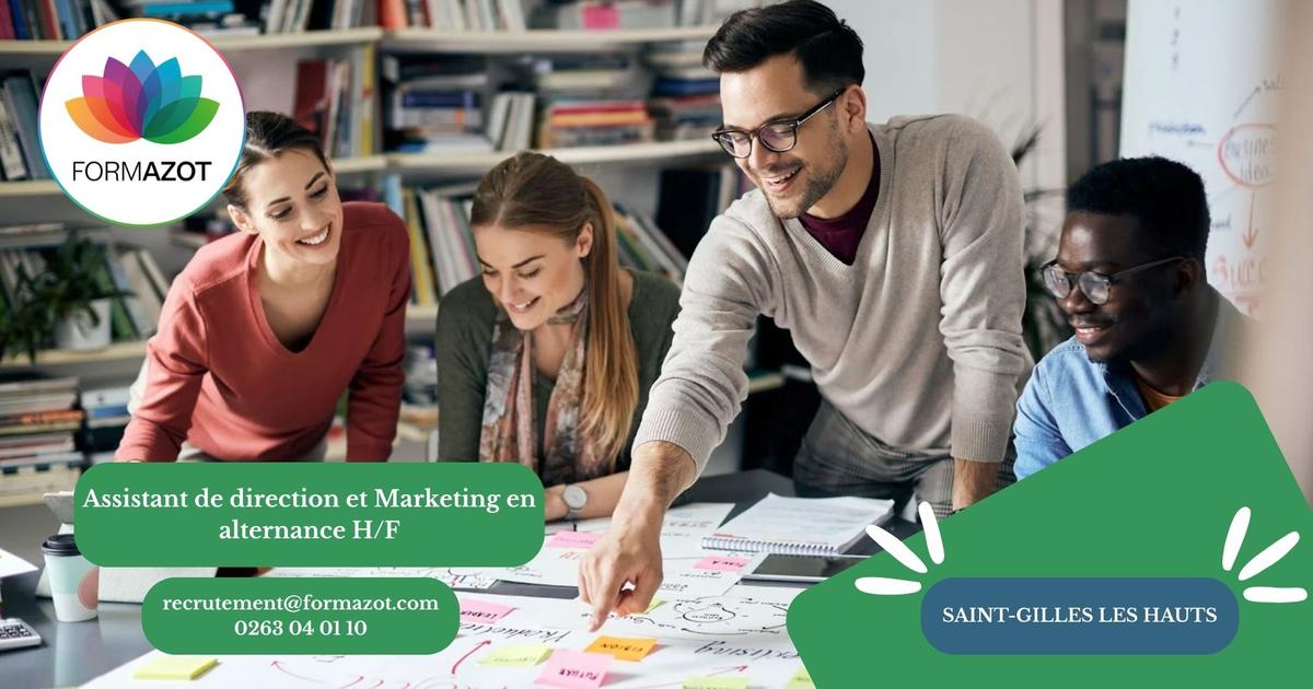 Assistant de direction et Marketing au sein d'une entreprise touristique en alternance H/F - Saint-Gilles Les Hauts