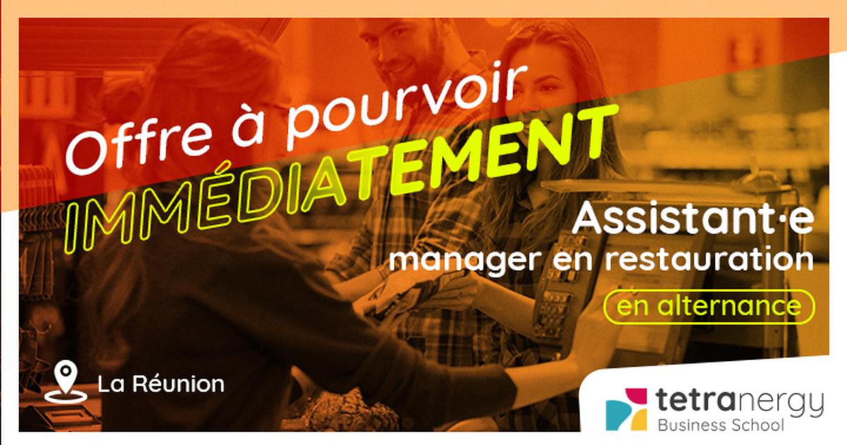 MANAGEUR·SE DE SNACK-BAR (Saint-André)