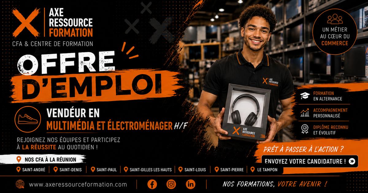 Vendeur en multimédia et électroménager H/F