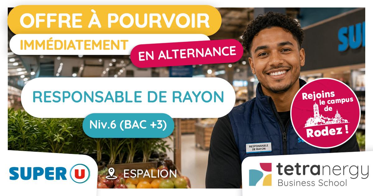 RESPONSABLE RAYON H/F (ESPALION - FRANCE HEXAGONALE)