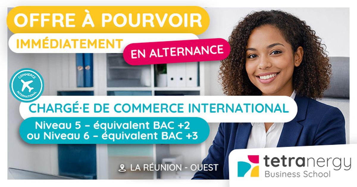 Chargé·e de commerce international (Le Port)