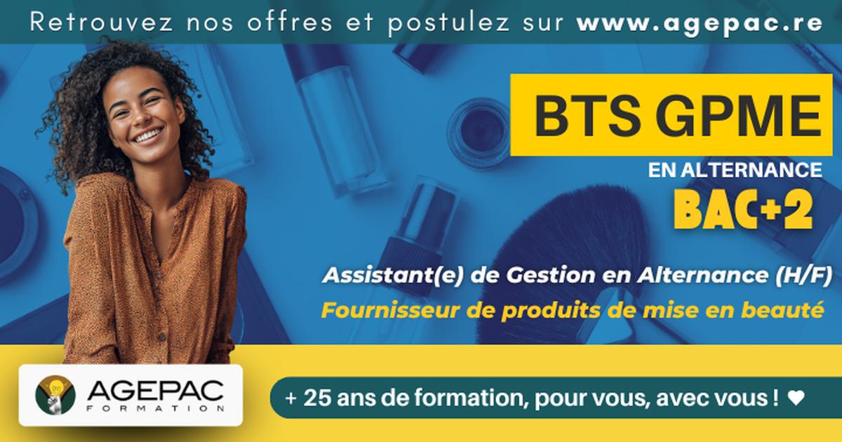 Assistant(e) de Gestion en Alternance - Fournisseur de produits de mise en beauté - BTS GPME en alternance