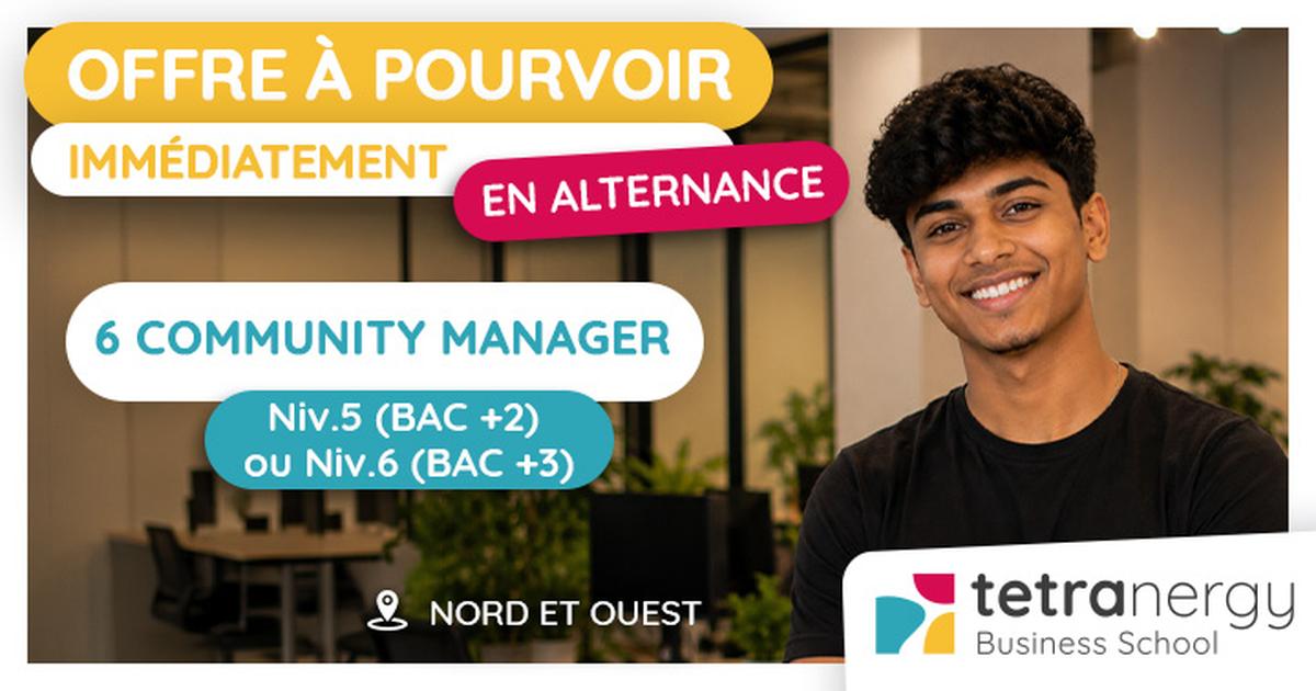 6 COMMUNITY MANAGER F/H  (Le Port et Saint Paul)