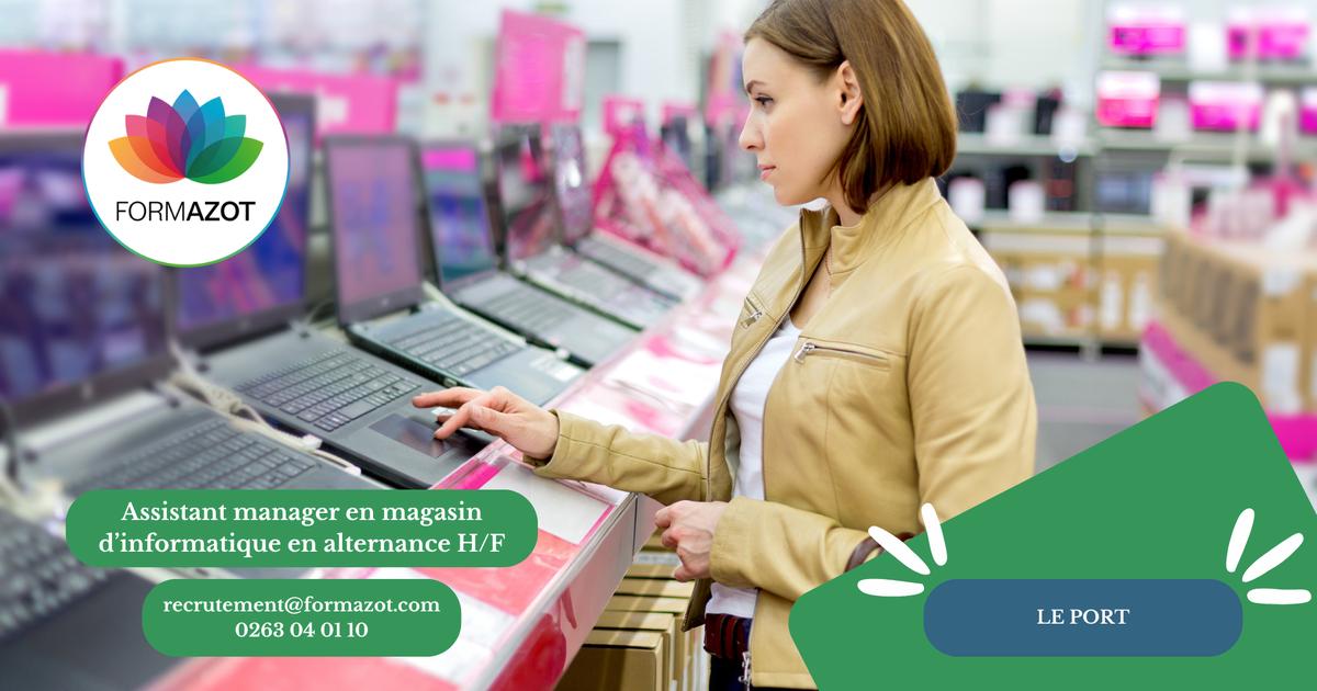 Assistant manager en magasin d'informatique en alternance H/F - Le Port