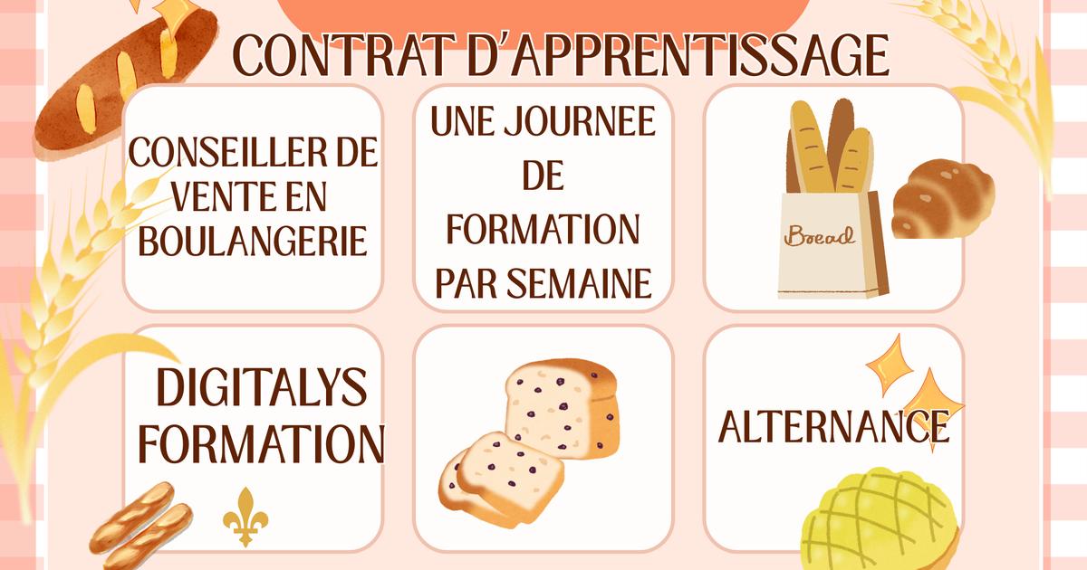 OFFRE EN ALTERNANCE APPRENTI VENDEUR BOULANGERIE  SECTEUR EST H/F
