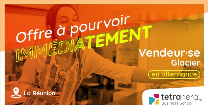 VENDEUR·SE POLYVALENT·E CHEZ UN GLACIER (Saint-Pierre)