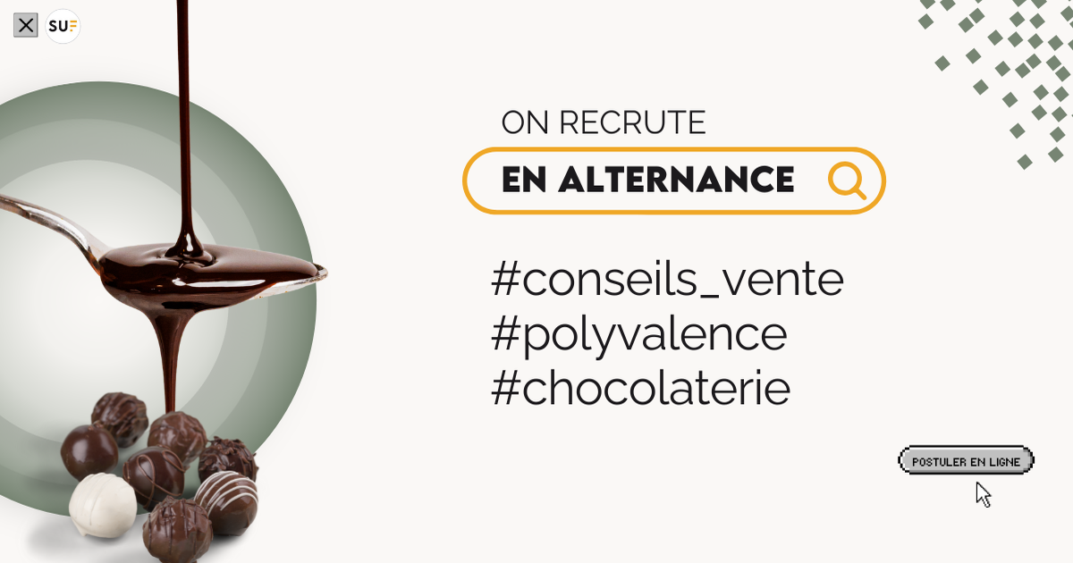 Vendeur en chocolaterie (H/F) / ORLEANS / ALTERNANCE