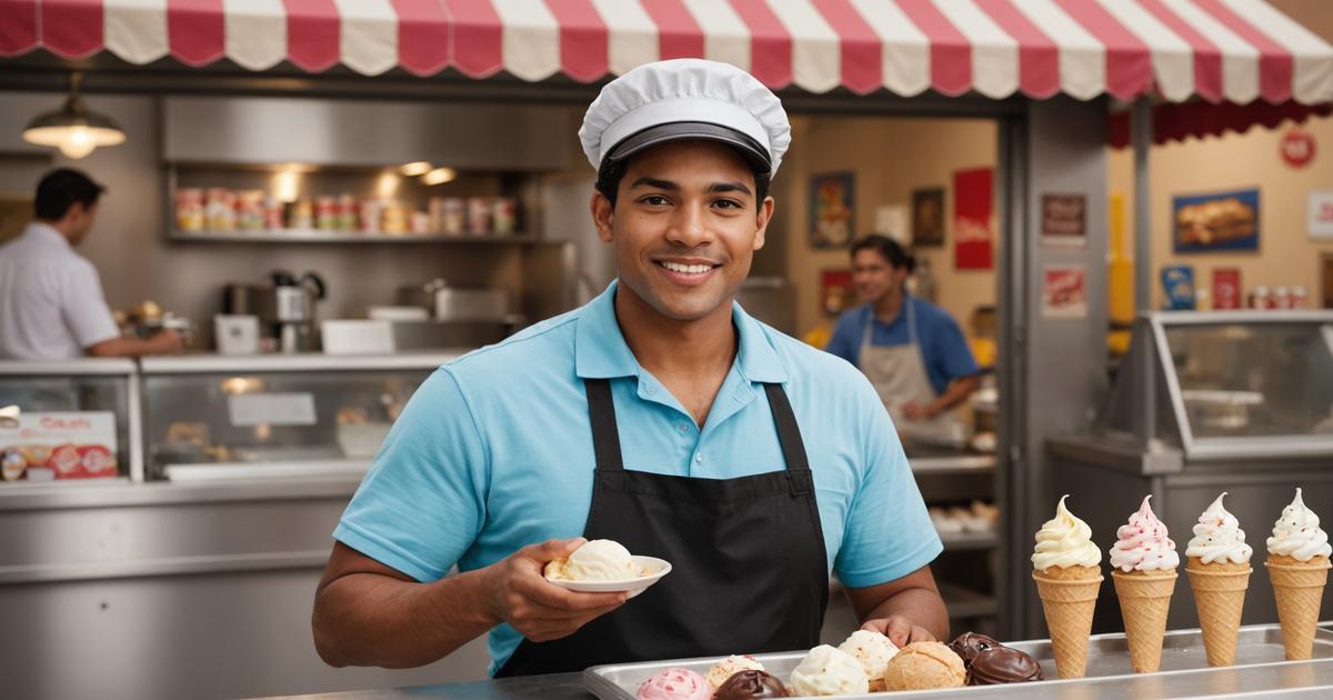 VENDEUR(SE) CHEZ UN GLACIER